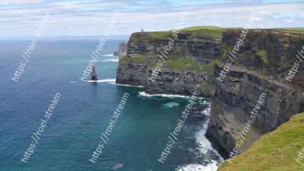 Body of water, Cliff, Headland, Promontory, Klippe, Coast, Coastal and oceanic landforms, Bight, Sea, Cape Cliffs of Moher
