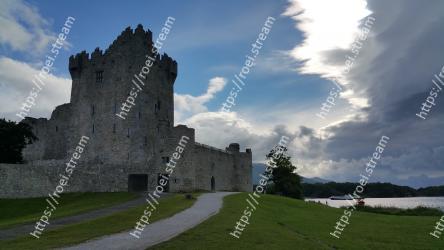 Castle, Sky, Fortification, Ruins, Grass, Building, Highland, Cloud, Tree, Architecture Ross Castle
