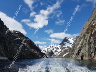 Mountainous landforms, Mountain, Sky, Mountain range, Fjord, Wilderness, Cloud, Alps, Valley, Highland 