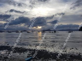 Sky, Body of water, Cloud, Water, Sea, Ocean, Horizon, Reflection, Coast, Morning 