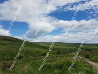 Grassland, Sky, Natural landscape, Highland, Nature, Mountainous landforms, Cloud, Natural environment, Hill, Vegetation 