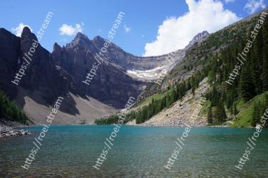 Mountainous landforms, Body of water, Mountain, Nature, Natural landscape, Lake, Wilderness, Highland, Glacial lake, Water resources Lake Agnes