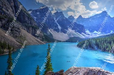 Mountain, Mountainous landforms, Body of water, Nature, Natural landscape, Wilderness, Glacial lake, Lake, Sky, Moraine Moraine Lake