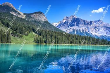 Mountain, Mountainous landforms, Natural landscape, Nature, Body of water, Reflection, Sky, Wilderness, Water, Lake Emerald Lake