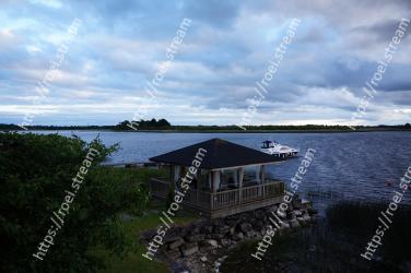 Body of water, Sky, Water, Sea, Cloud, Ocean, Shore, Sound, Coast, House 