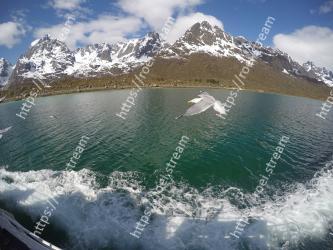 Mountain, Mountainous landforms, Mountain range, Sound, Wave, Water resources, Sky, Water, Lake, Glacial lake 