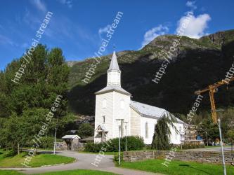 Mountain, Church, Mountain range, Hill station, Place of worship, Highland, Sky, Building, Chapel, Steeple 